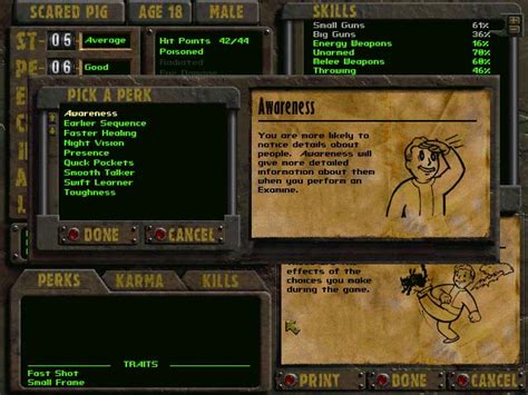 fallout 2 intelligence|fallout 2 stats guide.